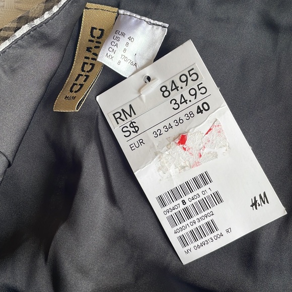 High low skirt from H&M in gingham checks - NWT - Picture 9 of 9